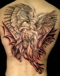 фото тату ангел от 14.11.2017 №023 - tattoo angel - tattoo-photo.ru