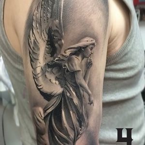 фото тату ангел от 14.11.2017 №027 - tattoo angel - tattoo-photo.ru