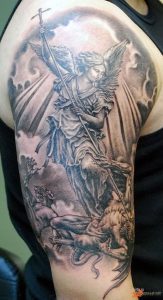 фото тату ангел от 14.11.2017 №035 - tattoo angel - tattoo-photo.ru