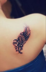 фото тату ангел от 14.11.2017 №036 - tattoo angel - tattoo-photo.ru