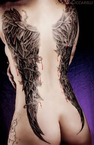 фото тату ангел от 14.11.2017 №037 - tattoo angel - tattoo-photo.ru