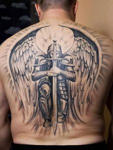 фото тату ангел от 14.11.2017 №043 - tattoo angel - tattoo-photo.ru