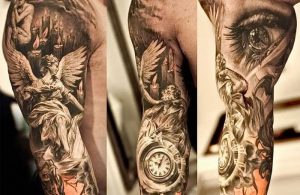 фото тату ангел от 14.11.2017 №050 - tattoo angel - tattoo-photo.ru