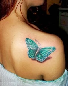 фото тату бабочка от 14.11.2017 №004 - butterfly tattoos - tattoo-photo.ru
