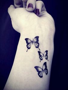 фото тату бабочка от 14.11.2017 №007 - butterfly tattoos - tattoo-photo.ru