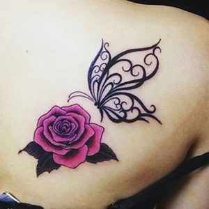 фото тату бабочка от 14.11.2017 №009 - butterfly tattoos - tattoo-photo.ru