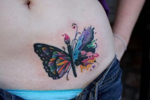 фото тату бабочка от 14.11.2017 №012 - butterfly tattoos - tattoo-photo.ru