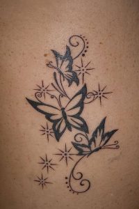 фото тату бабочка от 14.11.2017 №019 - butterfly tattoos - tattoo-photo.ru