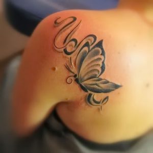 фото тату бабочка от 14.11.2017 №024 - butterfly tattoos - tattoo-photo.ru