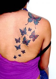 фото тату бабочка от 14.11.2017 №026 - butterfly tattoos - tattoo-photo.ru