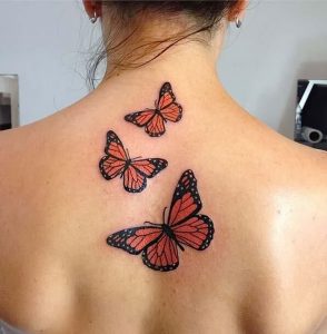 фото тату бабочка от 14.11.2017 №027 - butterfly tattoos - tattoo-photo.ru