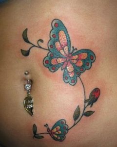 фото тату бабочка от 14.11.2017 №028 - butterfly tattoos - tattoo-photo.ru