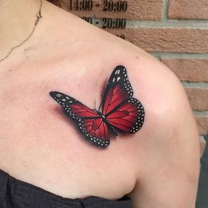 фото тату бабочка от 14.11.2017 №029 - butterfly tattoos - tattoo-photo.ru