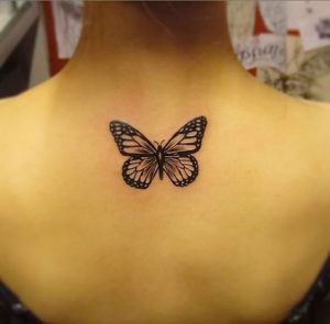 фото тату бабочка от 14.11.2017 №041 - butterfly tattoos - tattoo-photo.ru