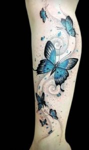 фото тату бабочка от 14.11.2017 №042 - butterfly tattoos - tattoo-photo.ru