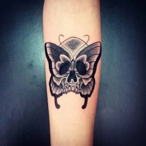фото тату бабочка от 14.11.2017 №043 - butterfly tattoos - tattoo-photo.ru