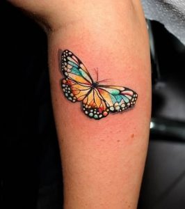 фото тату бабочка от 14.11.2017 №045 - butterfly tattoos - tattoo-photo.ru