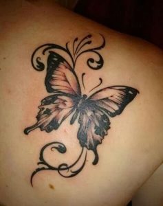 фото тату бабочка от 14.11.2017 №048 - butterfly tattoos - tattoo-photo.ru