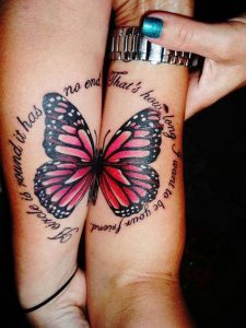 фото тату бабочка от 14.11.2017 №049 - butterfly tattoos - tattoo-photo.ru