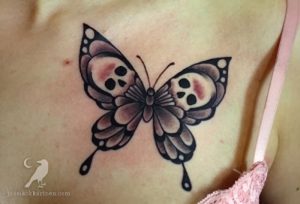 фото тату бабочка от 14.11.2017 №057 - butterfly tattoos - tattoo-photo.ru