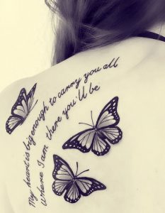 фото тату бабочка от 14.11.2017 №059 - butterfly tattoos - tattoo-photo.ru