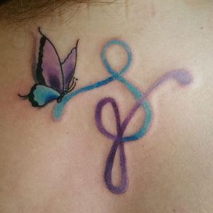 фото тату бабочка от 14.11.2017 №067 - butterfly tattoos - tattoo-photo.ru
