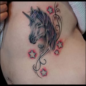 фото тату единорог от 14.11.2017 №048 - unicorn tattoo - tattoo-photo.ru