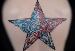 фото тату звезда от 14.11.2017 №034 - star tattoo - tattoo-photo.ru