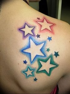 фото тату звезда от 14.11.2017 №035 - star tattoo - tattoo-photo.ru