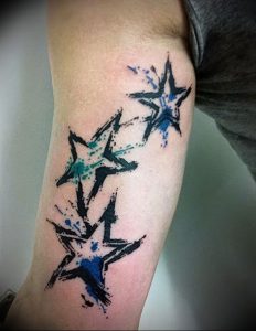 фото тату звезда от 14.11.2017 №065 - star tattoo - tattoo-photo.ru