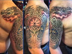 фото тату кельтские узоры от 23.11.2017 №032 - tattoo celtic patterns - tattoo-photo.ru