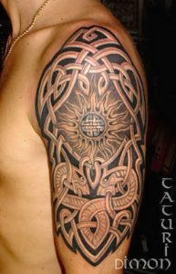 фото тату кельтские узоры от 23.11.2017 №068 - tattoo celtic patterns - tattoo-photo.ru