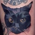 фото тату кот от 19.11.2017 №054 - cat tattoo - tattoo-photo.ru