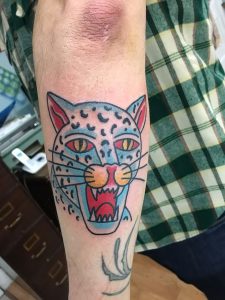 фото тату кот от 19.11.2017 №068 - cat tattoo - tattoo-photo.ru