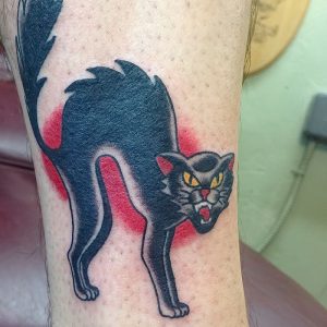 фото тату кот от 19.11.2017 №080 - cat tattoo - tattoo-photo.ru