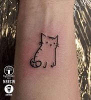 фото тату кошка от 19.11.2017 №001 — cat tattoo — tattoo-photo.ru