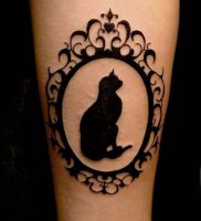 фото тату кошка от 19.11.2017 №002 — cat tattoo — tattoo-photo.ru