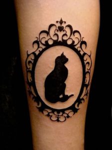 фото тату кошка от 19.11.2017 №002 - cat tattoo - tattoo-photo.ru
