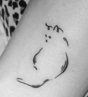фото тату кошка от 19.11.2017 №012 — cat tattoo — tattoo-photo.ru