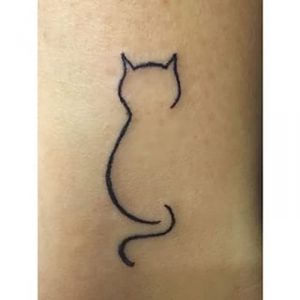 фото тату кошка от 19.11.2017 №018 - cat tattoo - tattoo-photo.ru