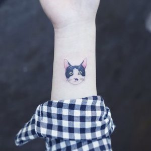 фото тату кошка от 19.11.2017 №054 - cat tattoo - tattoo-photo.ru