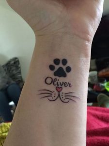 фото тату кошка от 19.11.2017 №059 - cat tattoo - tattoo-photo.ru