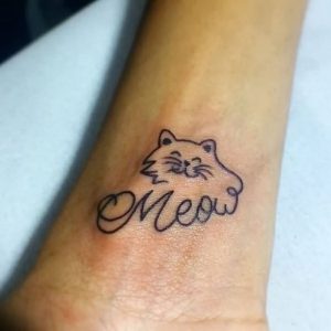 фото тату кошка от 19.11.2017 №092 - cat tattoo - tattoo-photo.ru