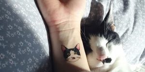 фото тату кошка от 19.11.2017 №097 - cat tattoo - tattoo-photo.ru