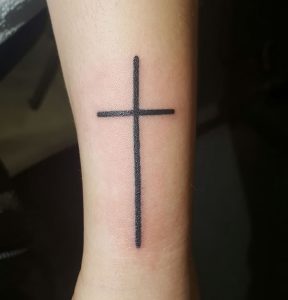 фото тату крест от 23.11.2017 №005 - tattoo cross - tattoo-photo.ru