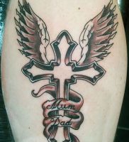 фото тату крест от 23.11.2017 №007 — tattoo cross — tattoo-photo.ru