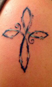 фото тату крест от 23.11.2017 №015 - tattoo cross - tattoo-photo.ru