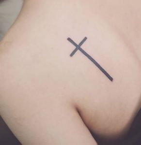 фото тату крест от 23.11.2017 №017 - tattoo cross - tattoo-photo.ru