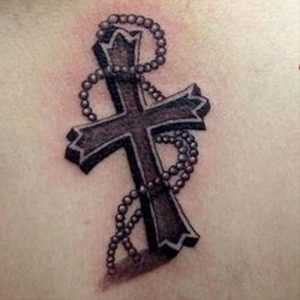 фото тату крест от 23.11.2017 №034 - tattoo cross - tattoo-photo.ru