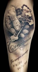 фото тату крест от 23.11.2017 №040 - tattoo cross - tattoo-photo.ru